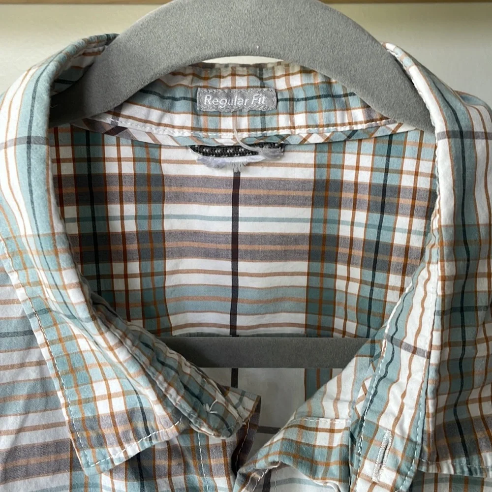 Columbia Men’s Plaid Button Down Shirt Sz Large